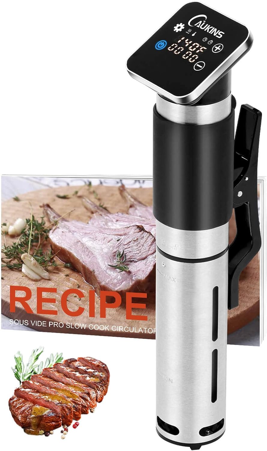 CAUKINS Sous Vide Machine：Sous Vide Cooker 1100 Watts Immersion Sous Vide Low Temperature Cooker Immersion Circulator for Sous Vide