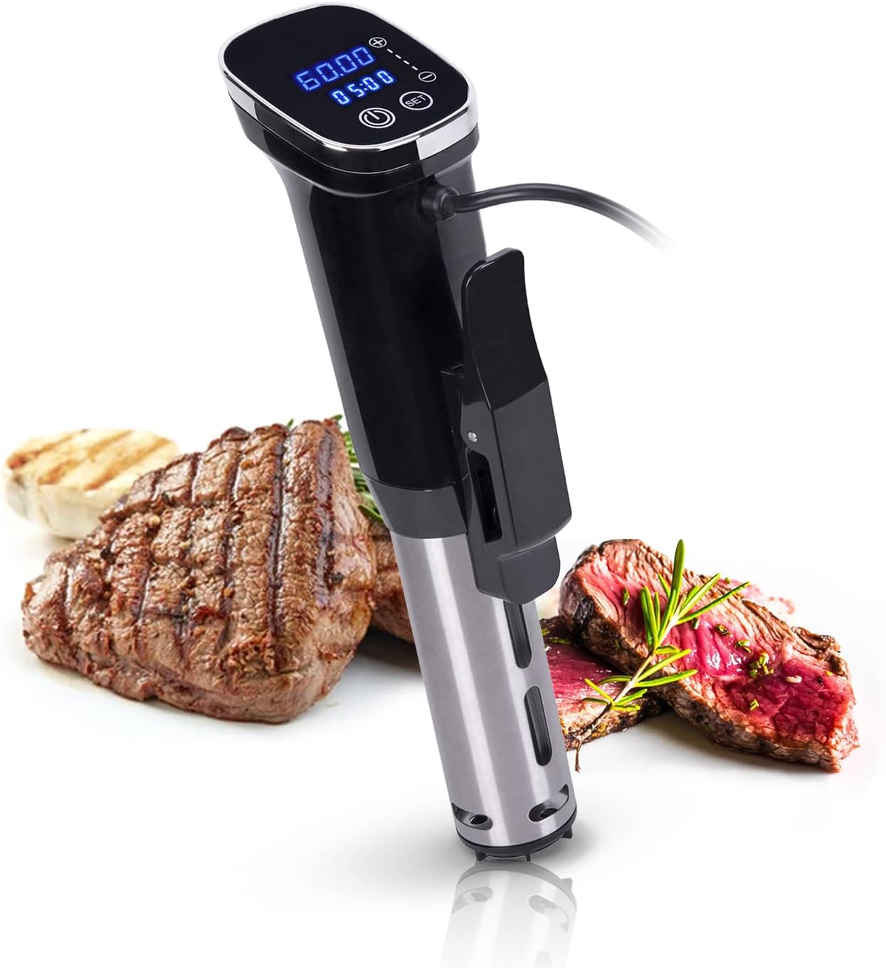 Dartwood Smart Sous Vide Precision Cooker 1000W (Wifi Enabled) - Super Hast Heating and Water Immersion Circulator with App Control For Precise Cooking