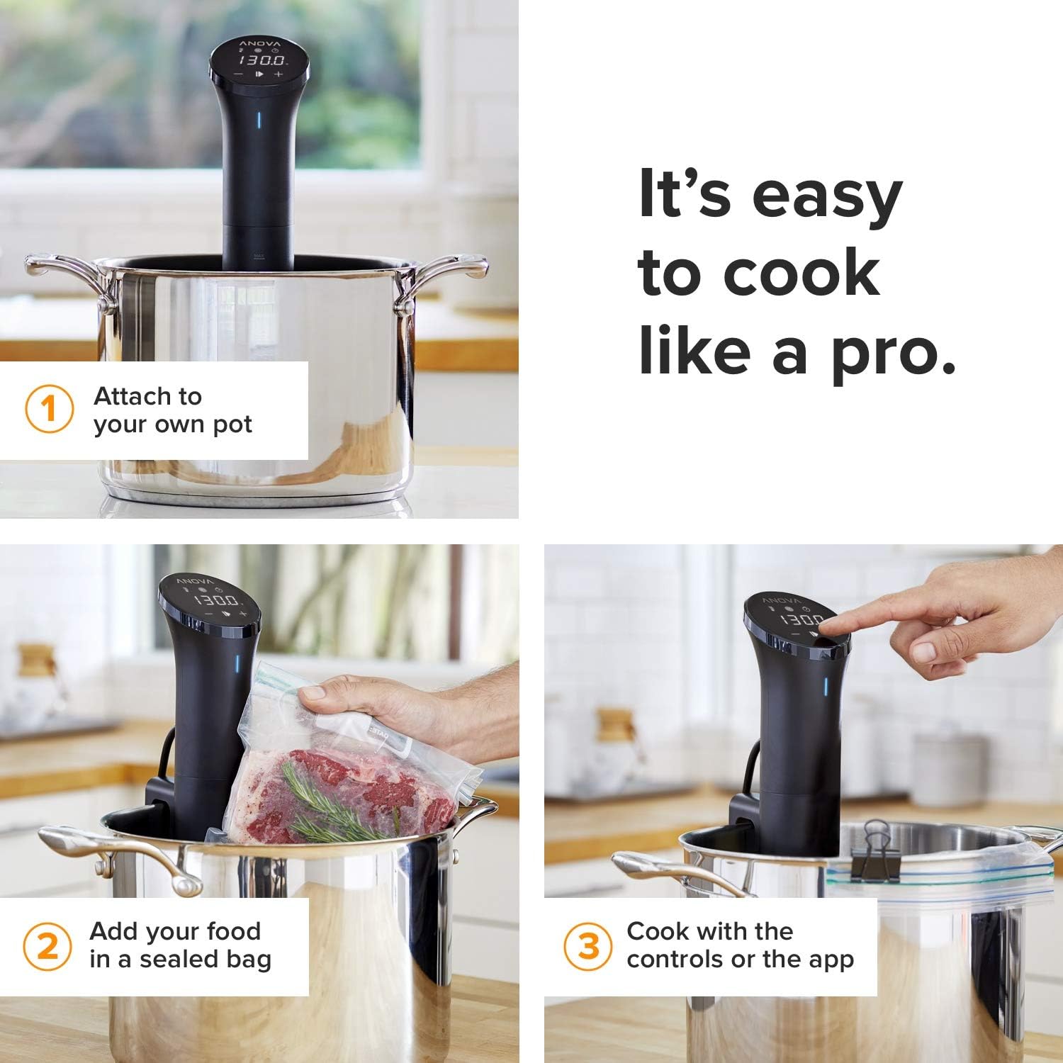 Anova Culinary Sous Vide Precision Cooker Nano 3.0